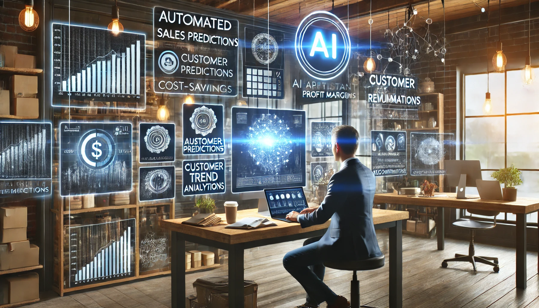 small business leveraging AI to grow its profit margins